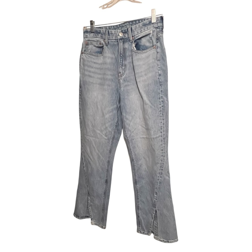 American Eagle Outfitters  size 6 regular Curvy 90’d Bootcut with front slit